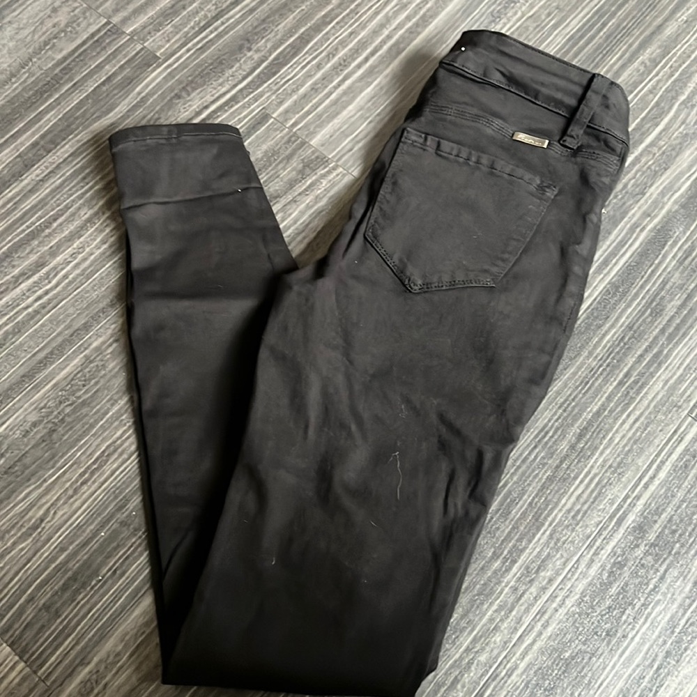 KanCan Frayed Nice Black Jeans